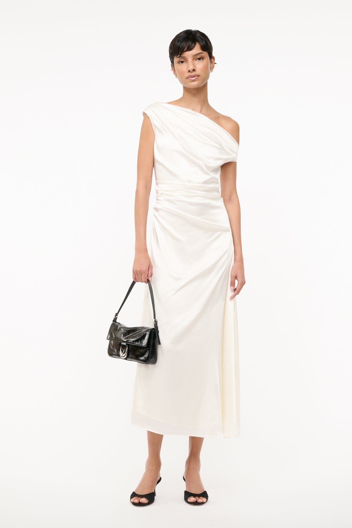 PHARE SILK DRESS | IVORY