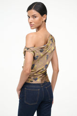 PHARE SILK TOP | VINTAGE FLORAL