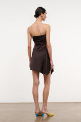 ADRIANA SILK DRESS | EARTH