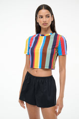 FERNANDA COVERUP TOP | MARKET STRIPE