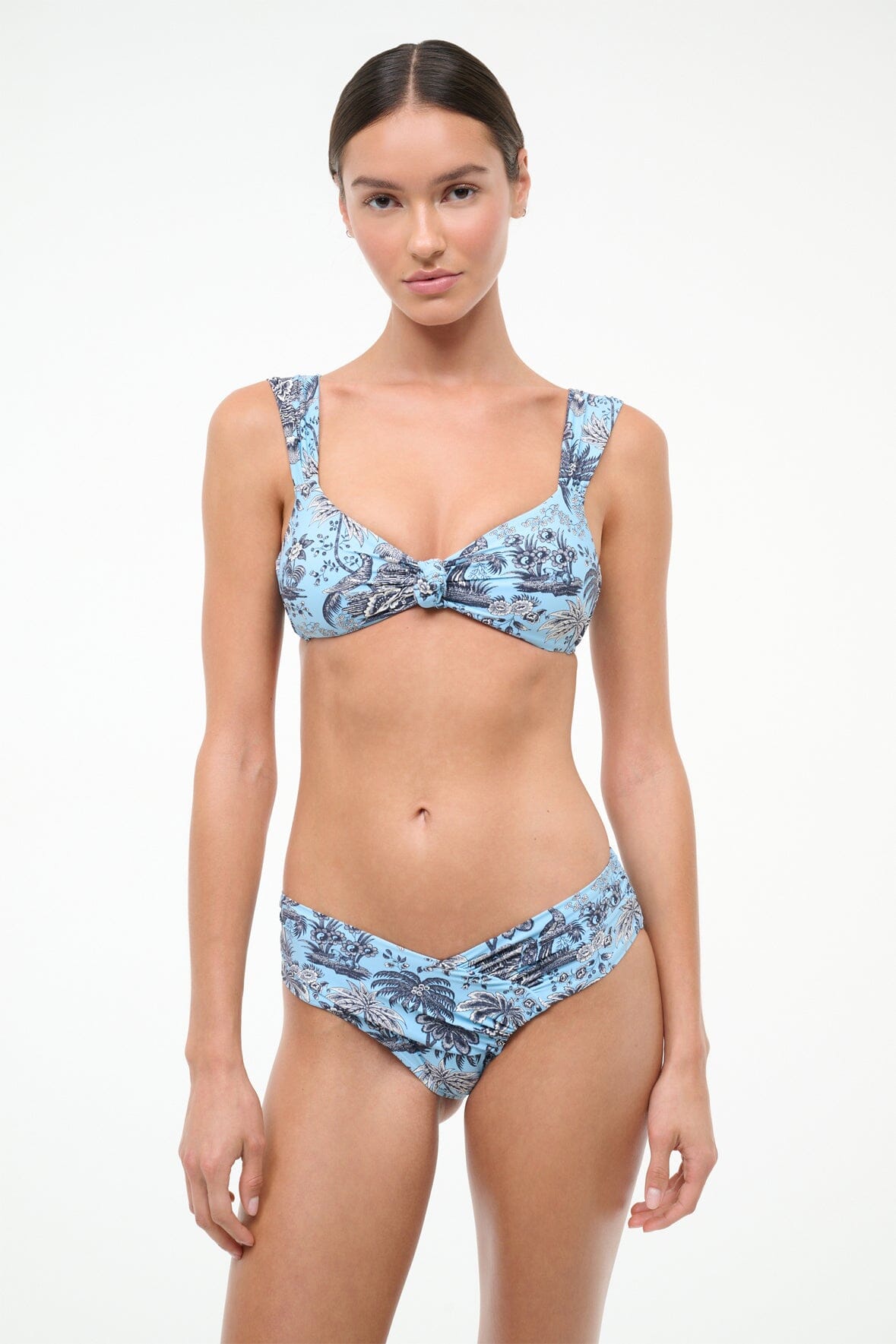 JANIE BIKINI TOP | SKY TOILE