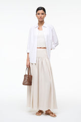 PROCIDA LINEN SKIRT | NATURAL