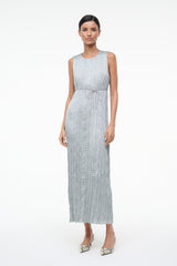 MIZU DRESS | SILVER SAGE PLISSE