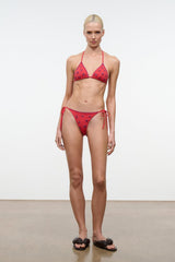 LIDO TRIANGLE BIKINI TOP | PAINTED FOULARD