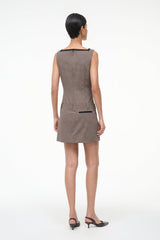 SKYLA DRESS | HOUNDSTOOTH
