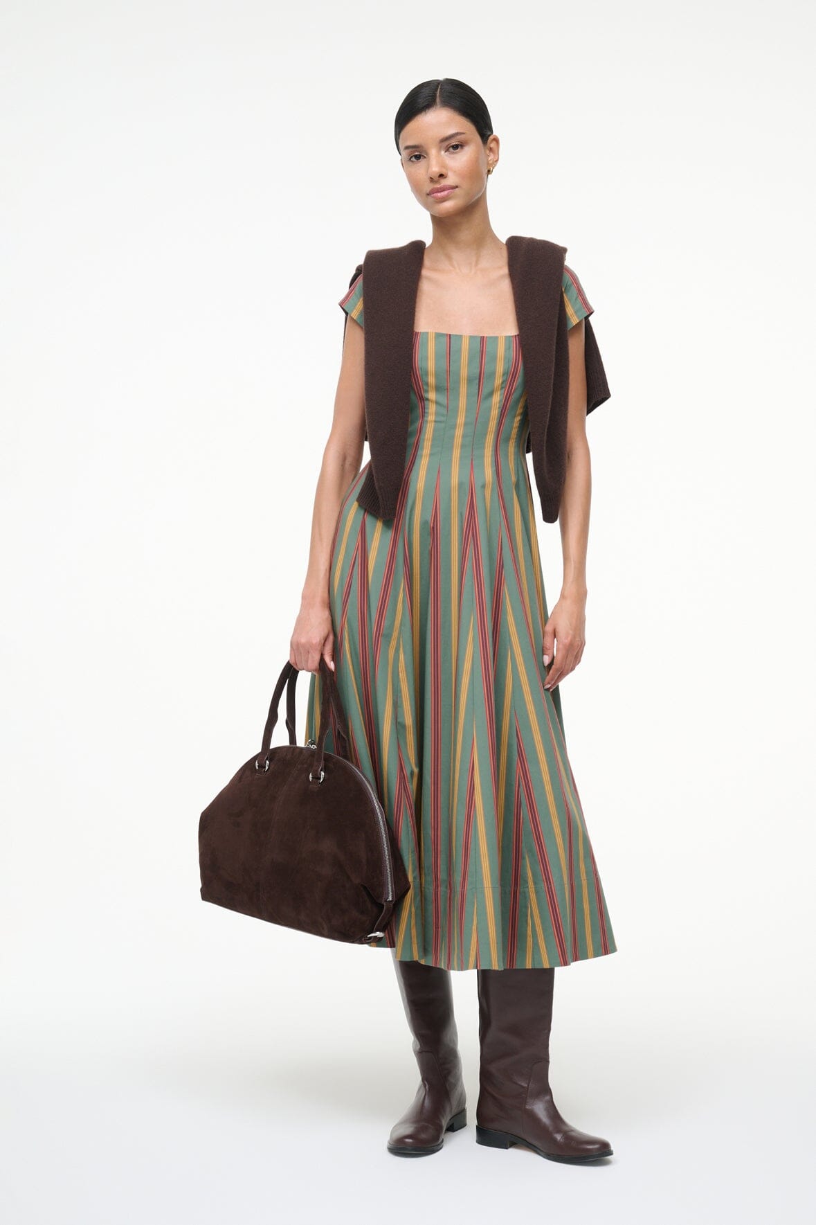 SHORT SLEEVE WELLS DRESS | TRAILBLAZER STRIPE