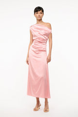 PHARE SILK DRESS | ROSE