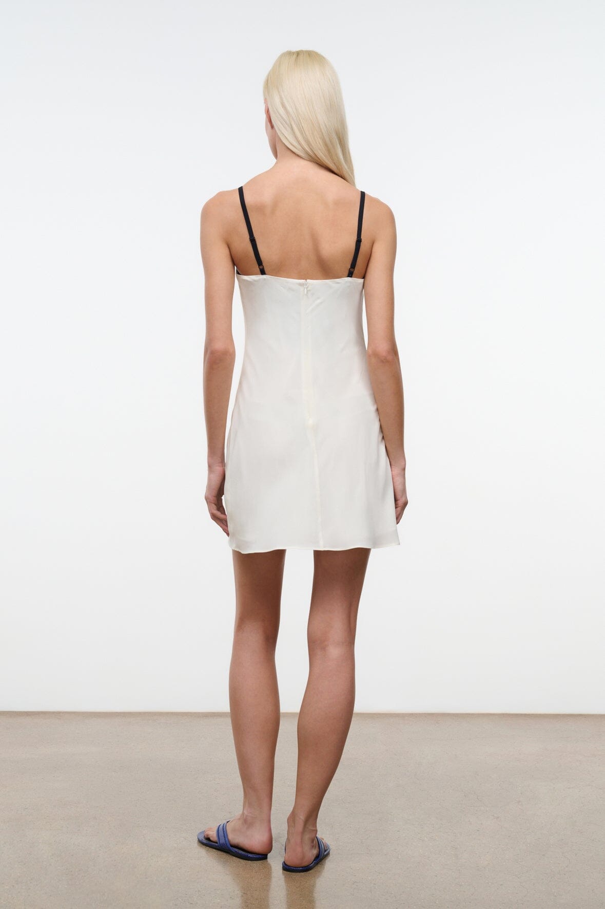 EVANGELINE SILK MINI DRESS | DA ADOLFO