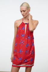 DANI DRESS | PAINTED FOULARD