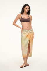 PORTO LINEN SKIRT | PASTEL CLOUDS