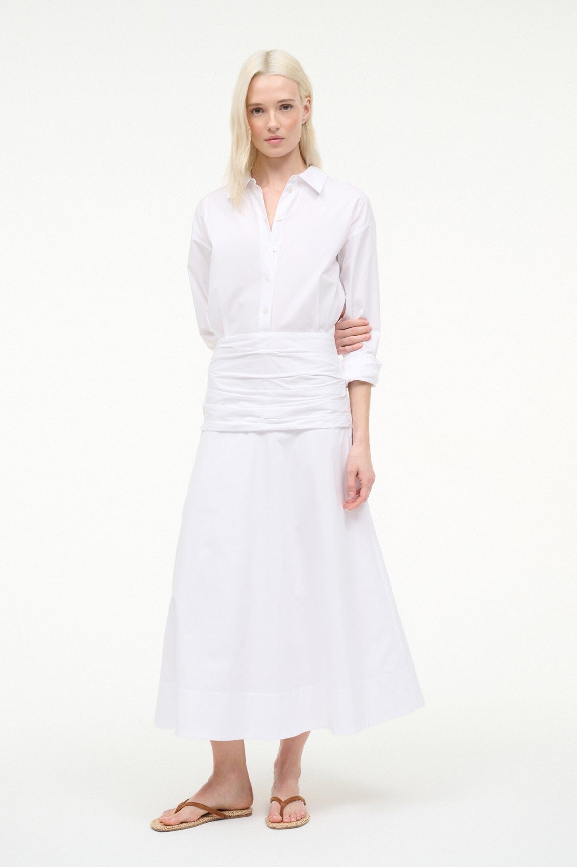 INDYA DRESS | WHITE