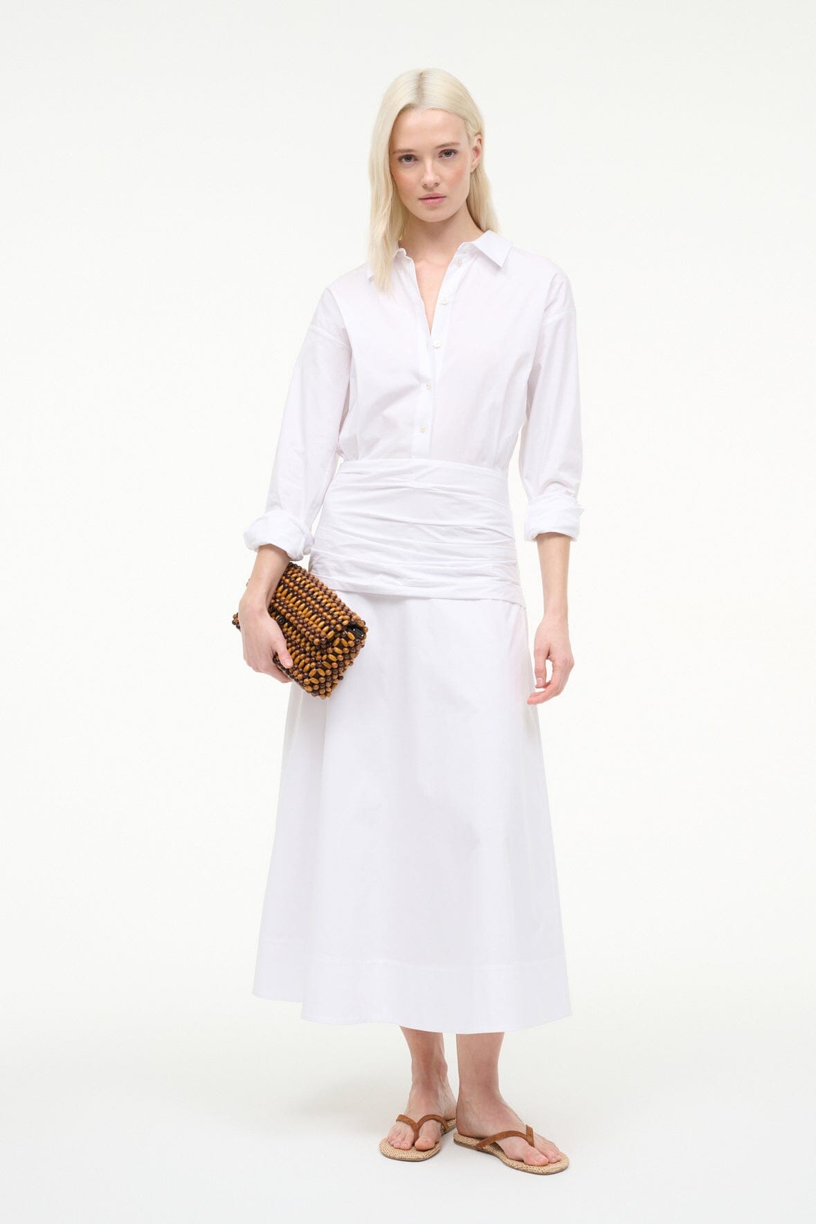 INDYA DRESS | WHITE
