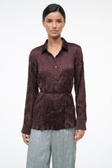 SUKI SHIRT | EARTH PLISSE