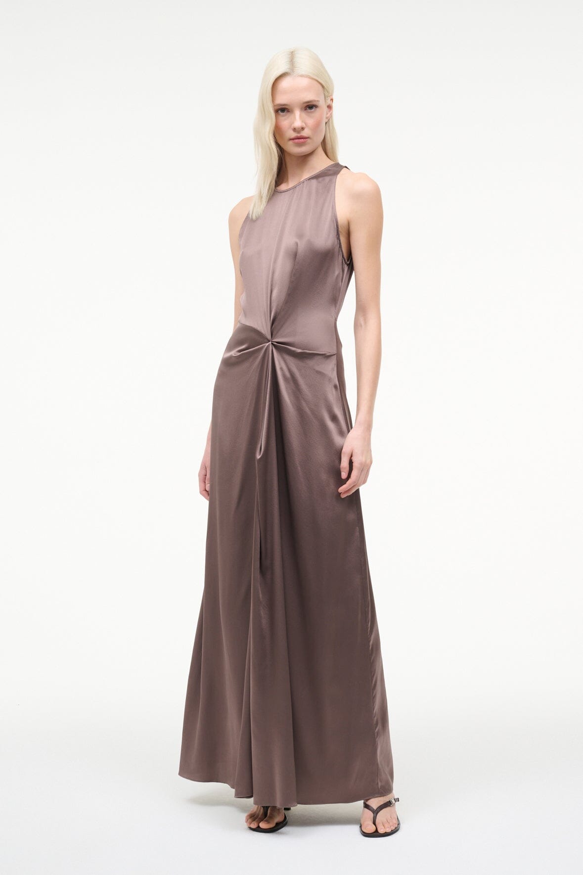 JAELYN SILK DRESS | MINK