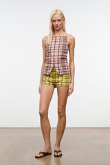 NILO SHORT | PEPPERONCINI PLAID