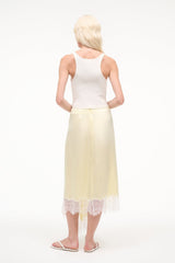 SONOMA SILK SKIRT | KEY LIME