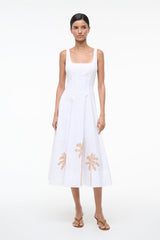 WELLS DRESS | PALM EMBROIDERY