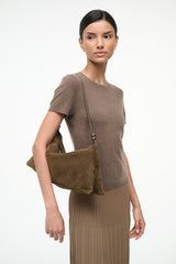WALLY SHOULDER BAG | TRUFFLE SUEDE