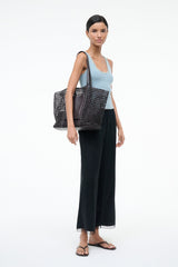 GETAWAY HAND-KNOTTED TOTE BAG | ESPRESSO