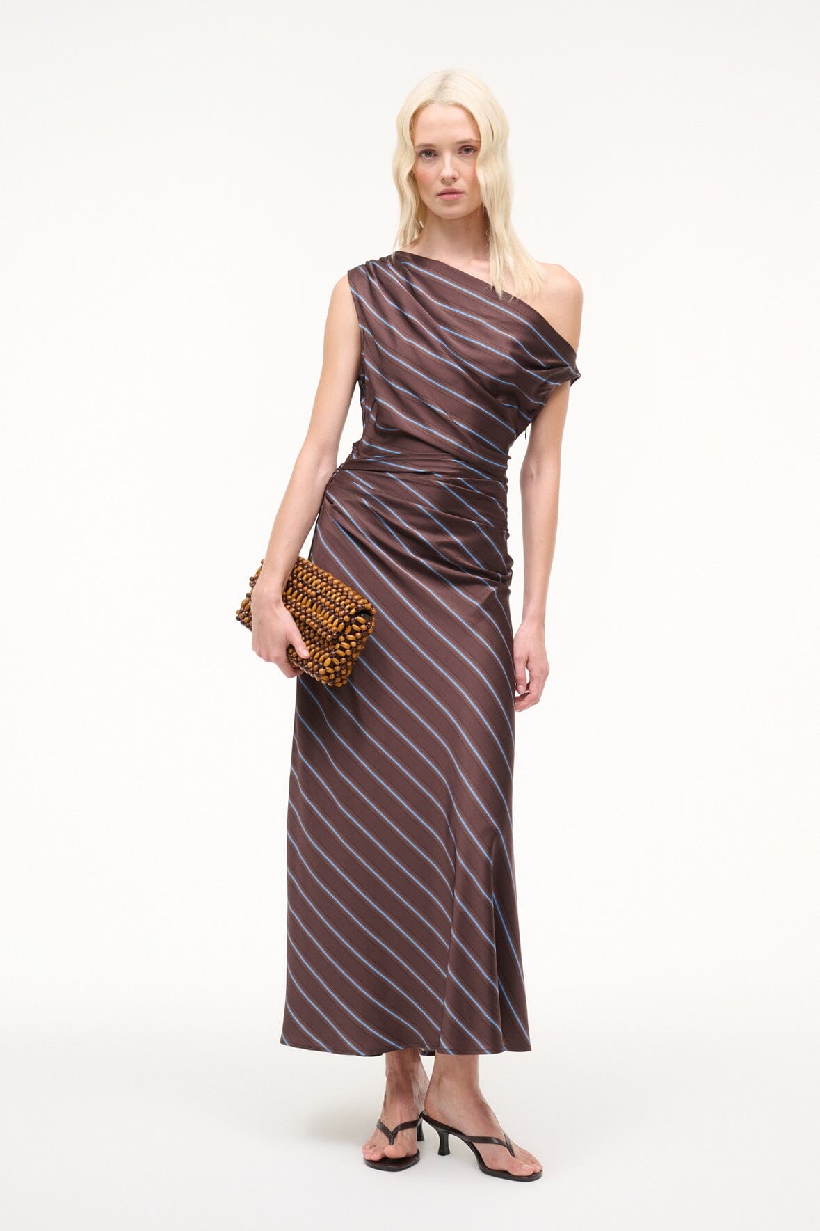 PHARE SILK DRESS | REDONDO STRIPE