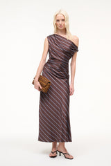 PHARE SILK DRESS | REDONDO STRIPE
