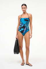 LAIRD MESH ONE PIECE | BLUE HAZE MULTI