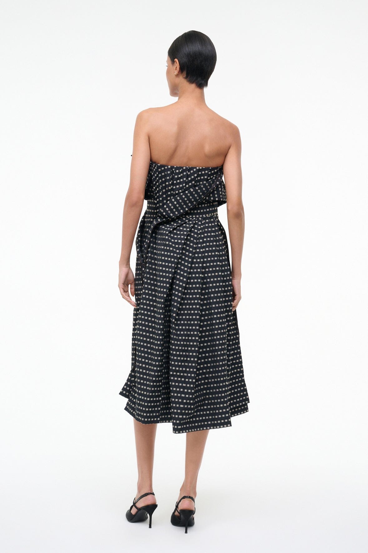 ALESSIA DRESS | BLACK GEO