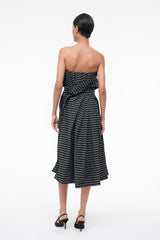 ALESSIA DRESS | BLACK GEO