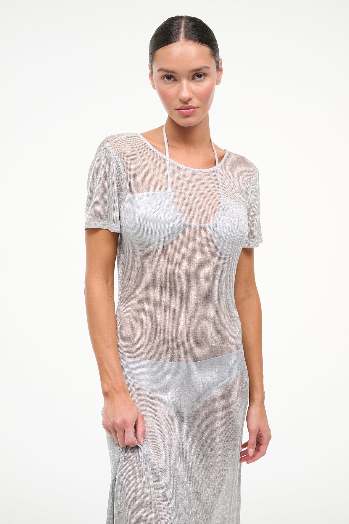 ZINC DRESS | SILVER