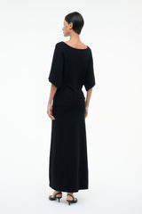 AMELIE SWEATER DRESS | BLACK