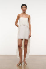 VALENCIA MINI DRESS | WHITE