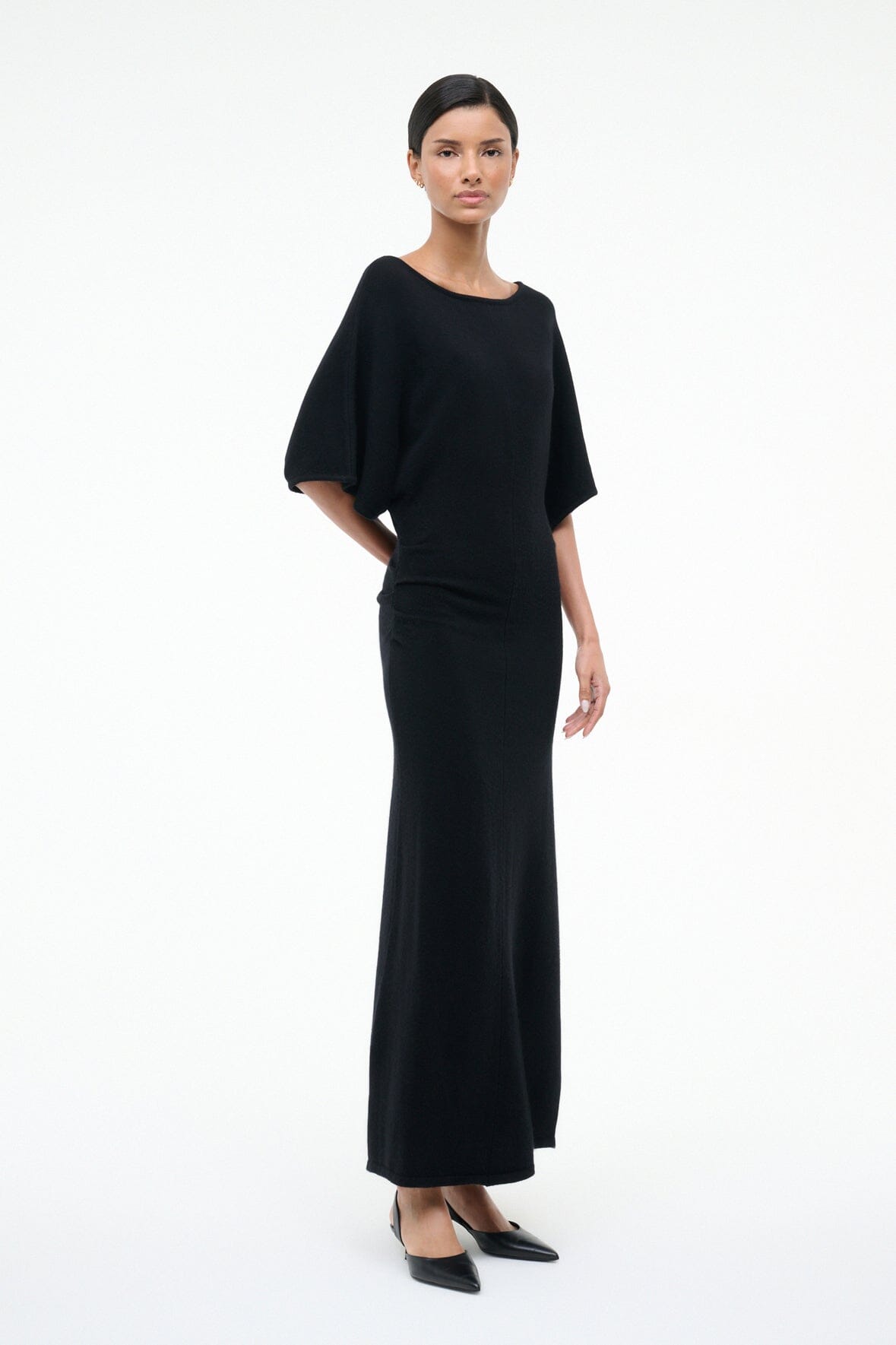 AMELIE SWEATER DRESS | BLACK