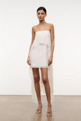 VALENCIA MINI DRESS | WHITE
