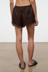 PADDLE LINEN SHORT | ROOT STUDS