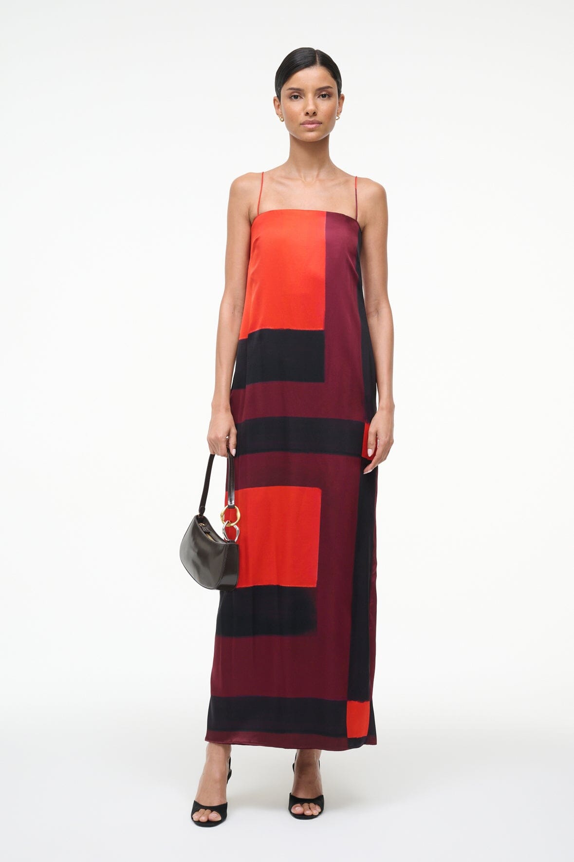 MAE SILK DRESS | RUBY PRISM