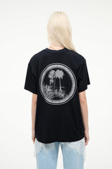 NEWPORT OVERSIZED TEE | GOOD VIBES
