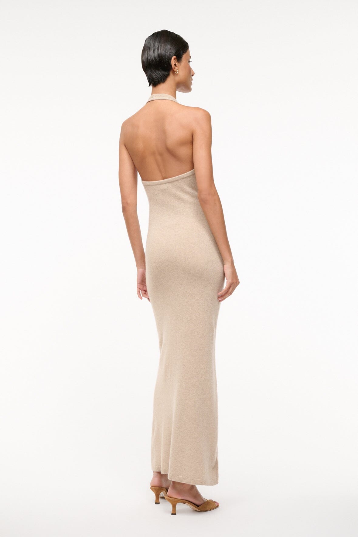 CANELA CASHMERE DRESS | STONE
