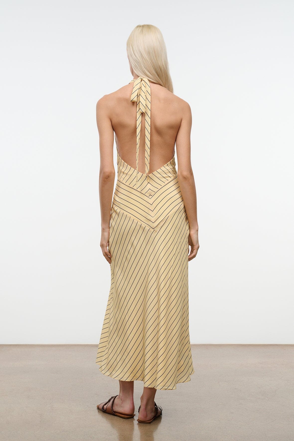 LOUISE SILK DRESS | MONDAY STRIPE