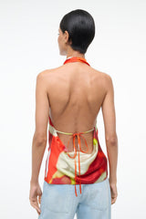 LIORA SILK TOP | RED ZONE