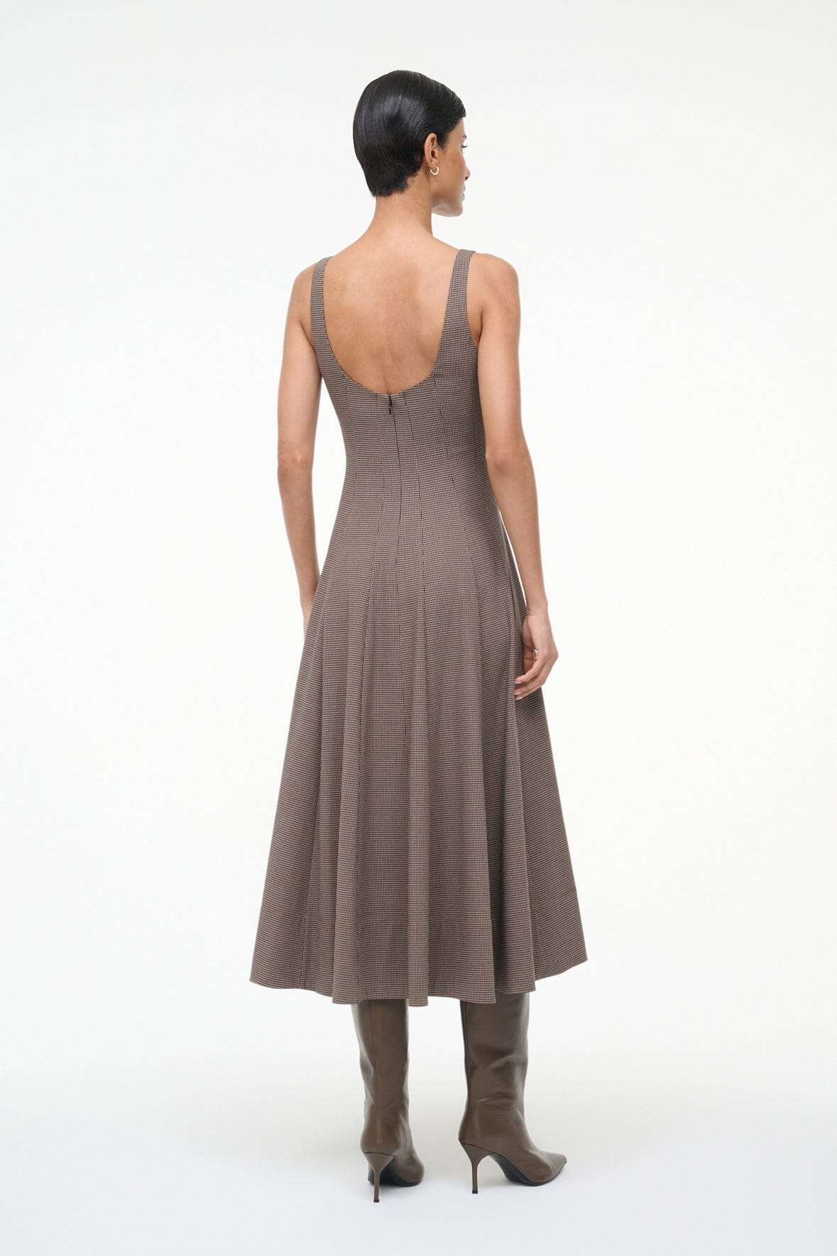 WELLS DRESS | HOUNDSTOOTH