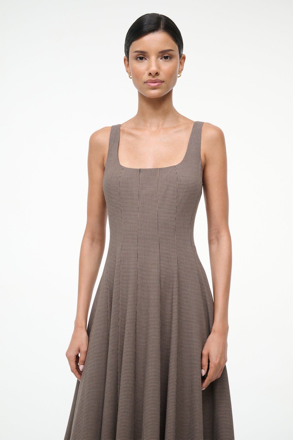 WELLS DRESS | HOUNDSTOOTH