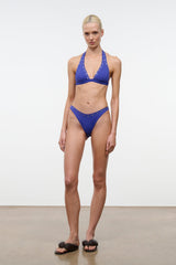 IRINA BIKINI TOP | COBALT STUDS