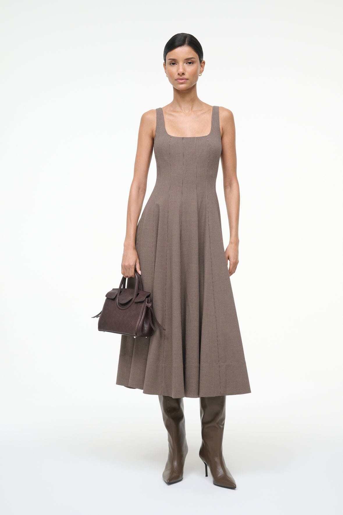 WELLS DRESS | HOUNDSTOOTH