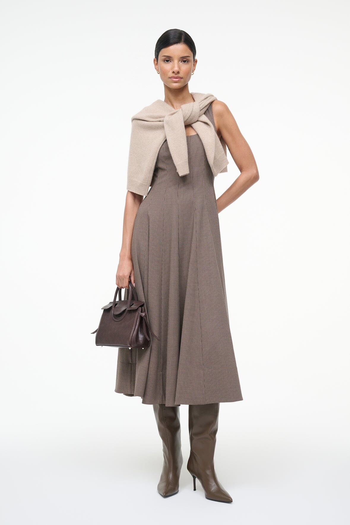 WELLS DRESS | HOUNDSTOOTH