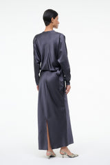 PHOEBE SILK DRESS | NOCTURNE