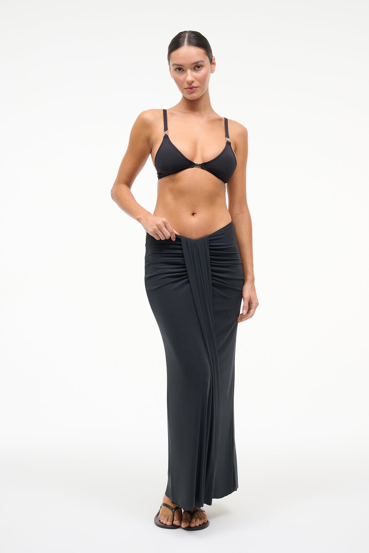 SORAYA MESH SKIRT | BLACK