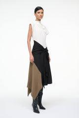 DAVINA DRESS | BLACK MULTI