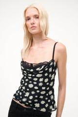 EVANGELINE TOP | ONYX DITSY