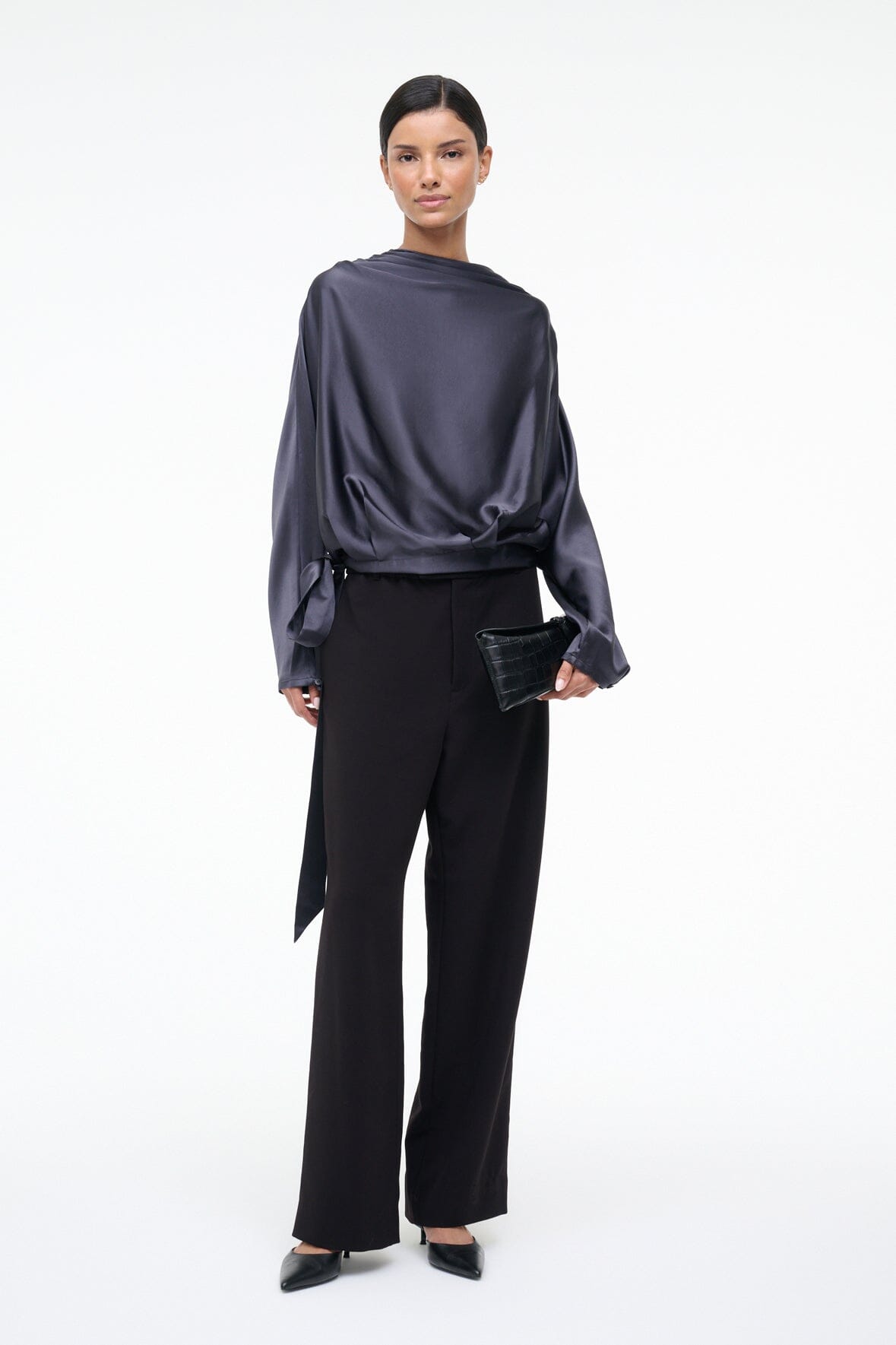 PHOEBE SILK TOP | NOCTURNE
