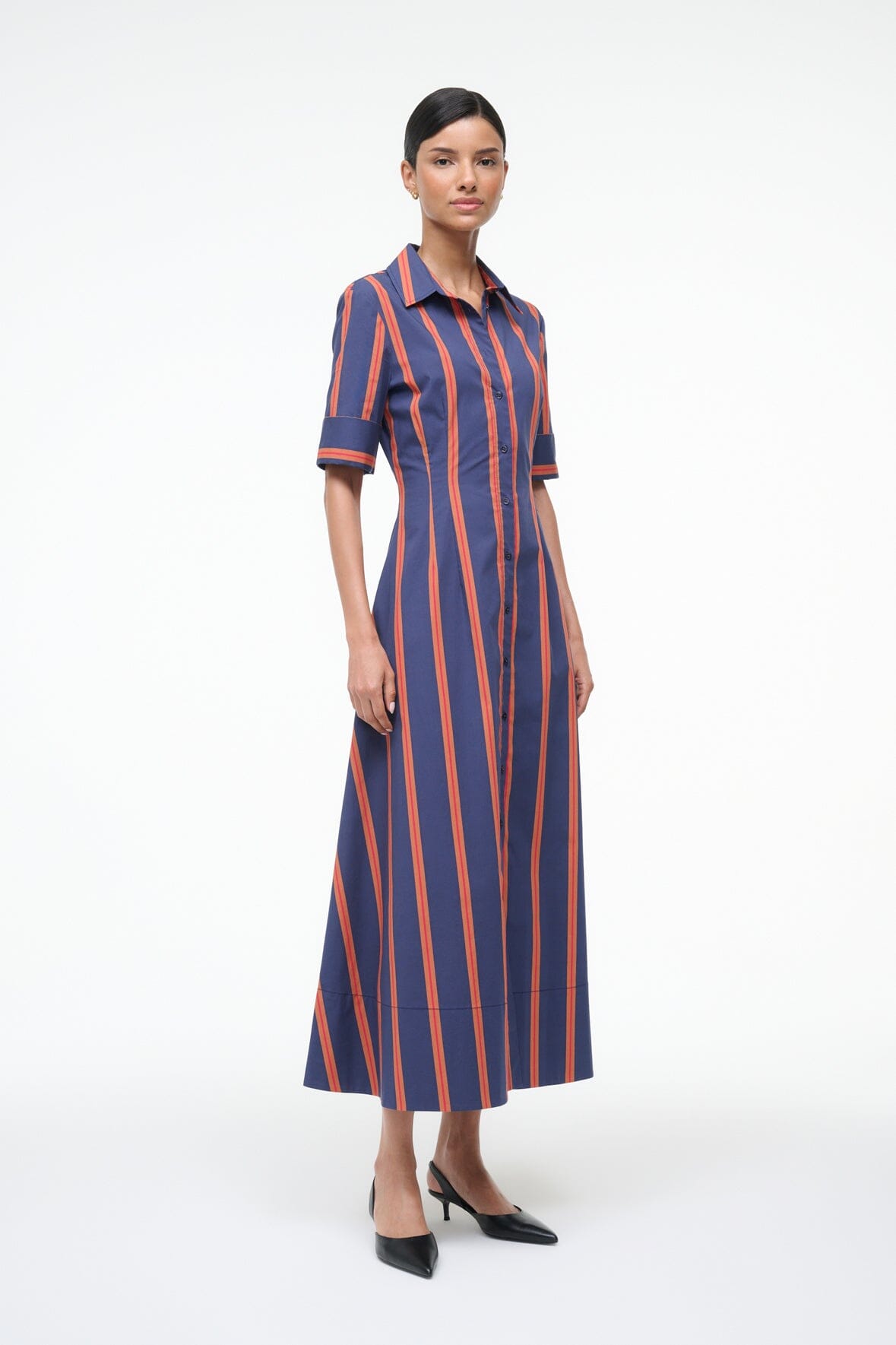 JOAN DRESS | RAILROAD STRIPE